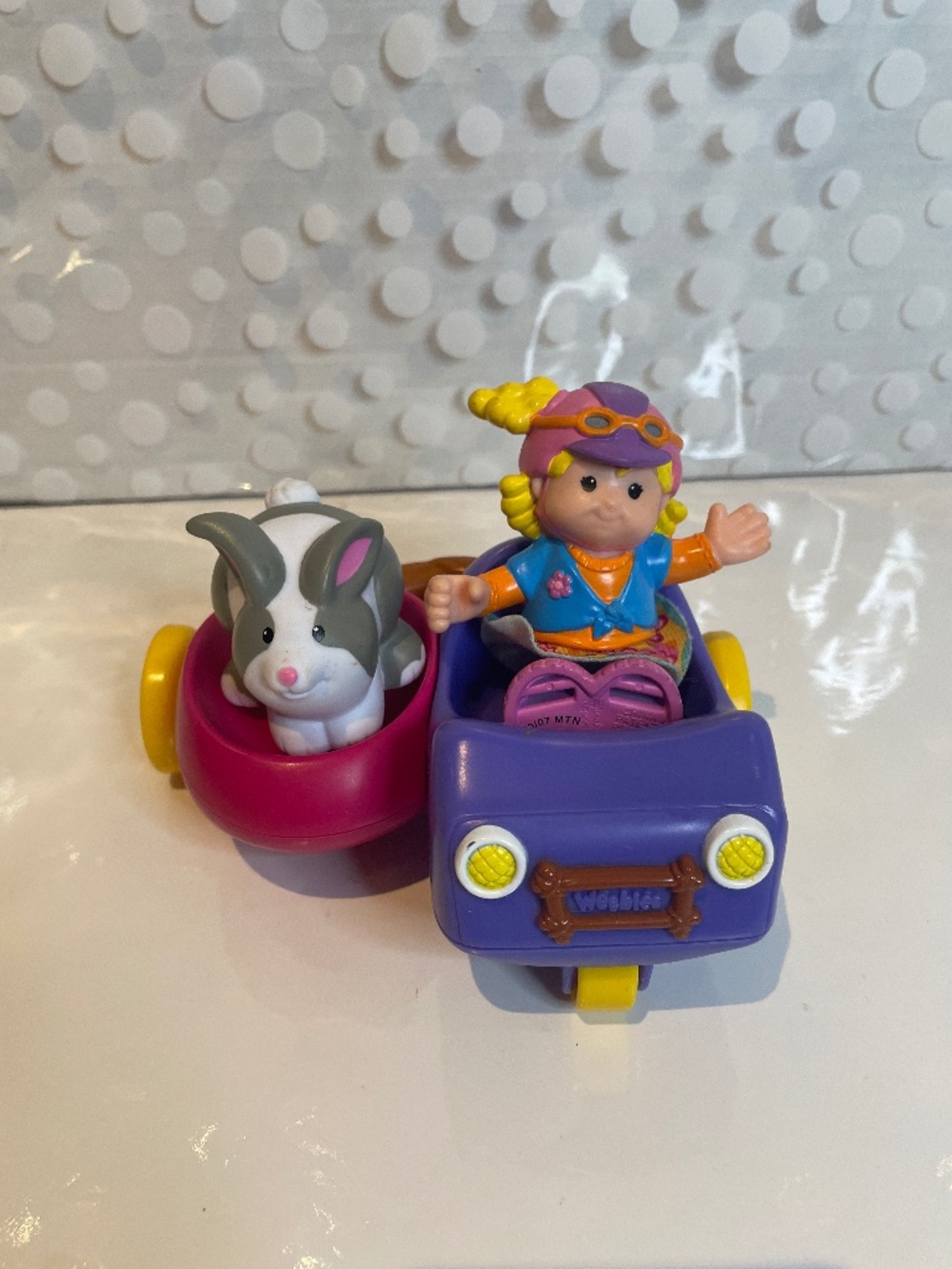 Playskool Weebles Cart with Side Car & Sarah Lynn figure